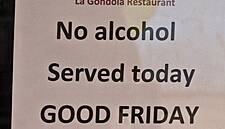Government To Lift Good Friday Alcohol Ban For All Premises
