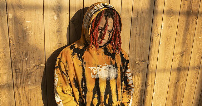 Trippie redd tie dye on sale hoodie