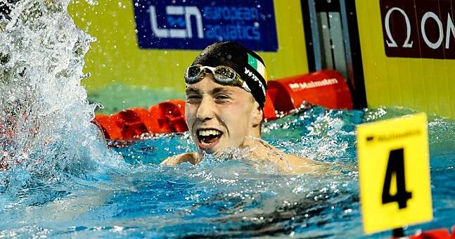 Daniel Wiffen selected as the Best Male Swimmer at the World Aquatics ...