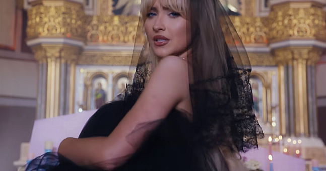 Monsignor Jamie Gigantiello, who was criticised for allowing the pop star to film her music video in his church, has been fired for mismanaging church funds