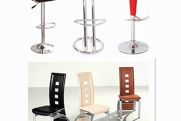 Celtic Tiger Crimes against Interiors #5 Chrome and leather furniture