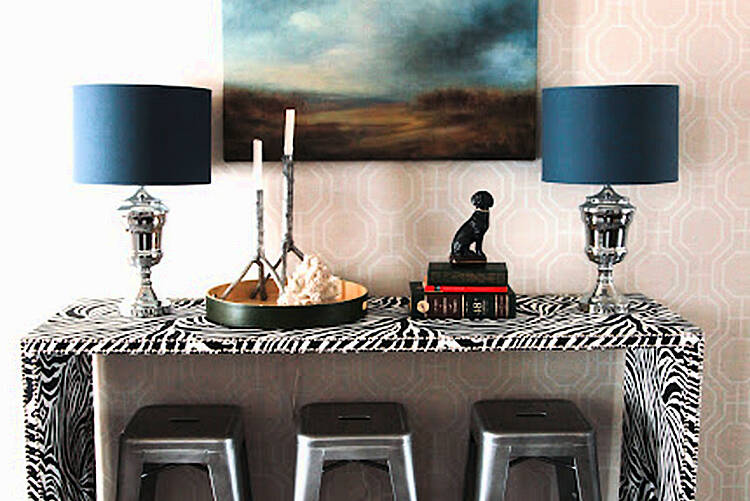 DIY console table