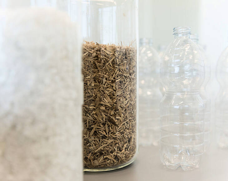 This kitchen is made from recycled plastic bottles... and it's BEAUTIFUL