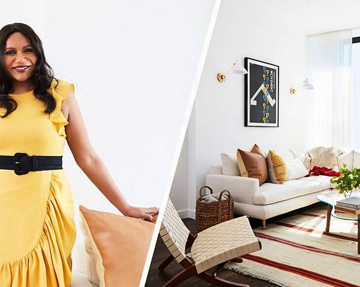 Inside Mindy Kaling's newly revamped NYC pad
