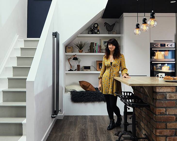 Down to earth: Deirdre's dark, daring cottage on the outskirts of Galway City