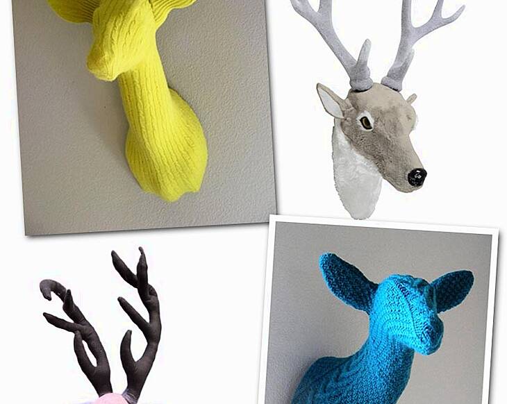Stag Party: 4 furry-friendly deer heads for your interior