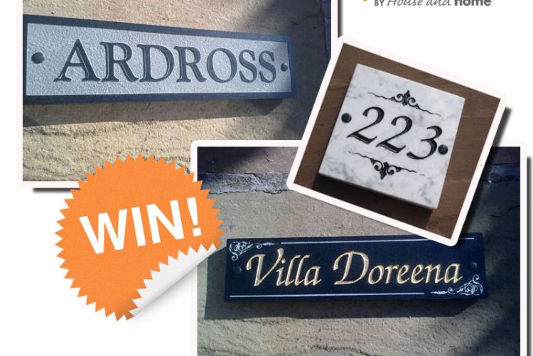 WIN! The Friday Freebie with Pickit: Stonehouse Nameplates