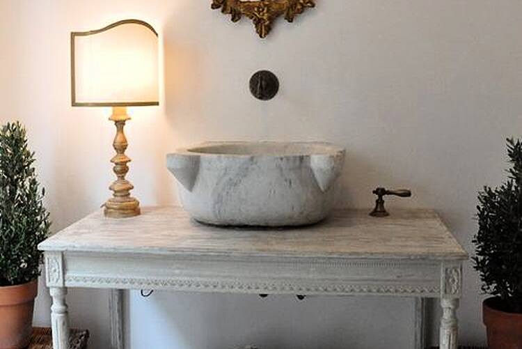 Create an unusual sink vanity