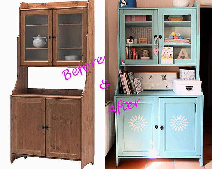 IKEA cabinet makeover