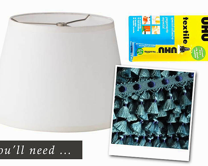 How to: an easy and cheap lampshade makeover