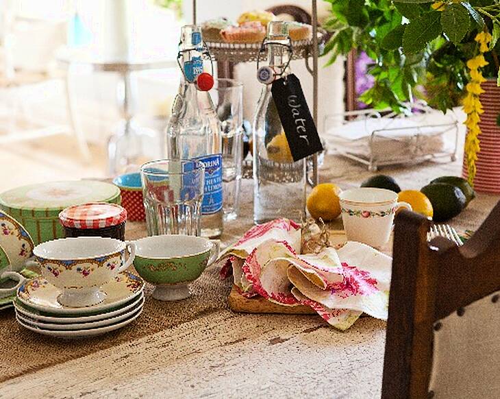 Interior designer Amber Clery's vintage style home