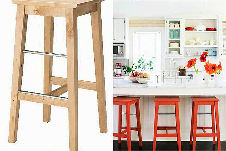 Quick bar stool makeover for under 10 HouseAndHome.ie