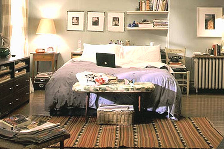 Carrie Bradshaw's apartment: old one versus new one