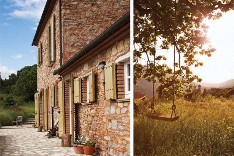 A restored Tuscan farmhouse: a dream becomes a reality