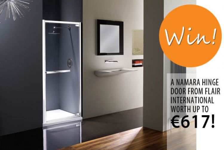 Win! A Stylish Namara Shower Door From Flair International Worth up to €617!