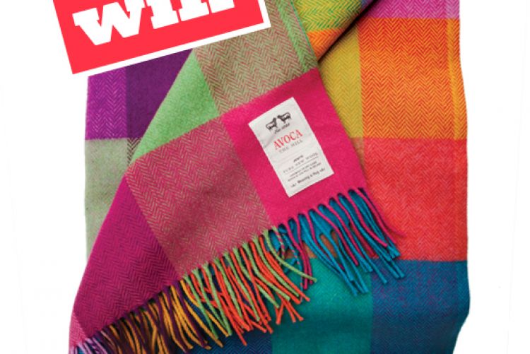 12 Days of Christmas Giveaway - A Cosy and Colourful Avoca Throw