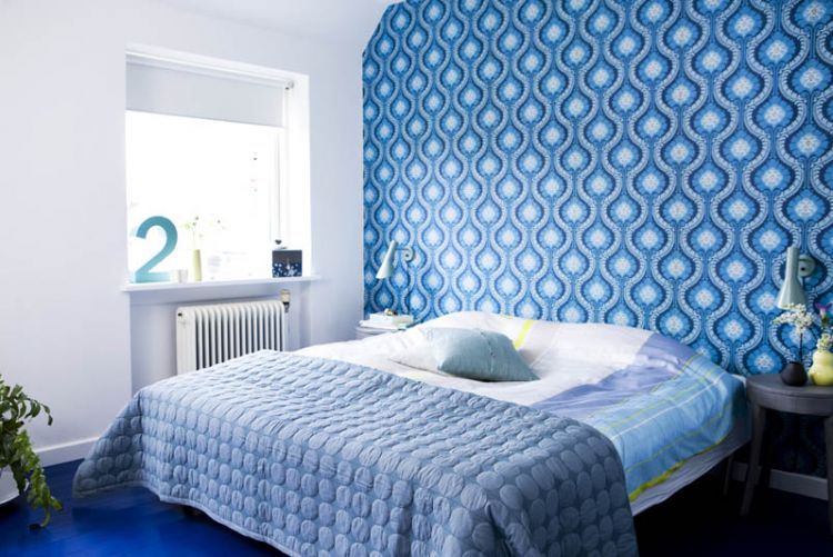 Real home makeover: a true blue bedroom