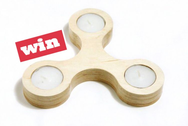 12 Days of Christmas Giveaway - Set of Three Candle Holders from Designer Grainne Lyons