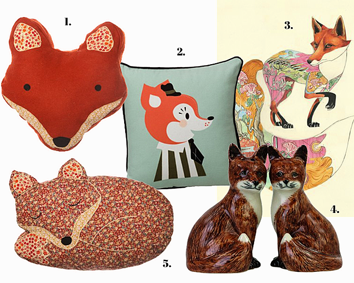 Animal accessories: Five foxy finds on Pickit