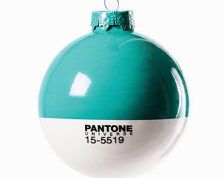 Colour it beautiful: Pantone Christmas baubles