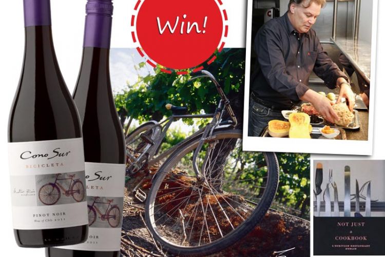 Win Cono Sur wine and a signed copy of Derry Clarke's Not Just A Cookbook