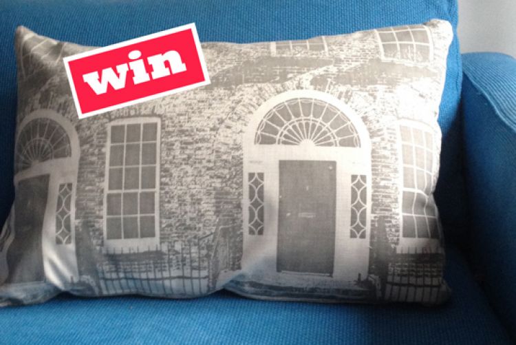 12 Days of Christmas Giveaway - Screenprinted Cushion from Ursula Celano