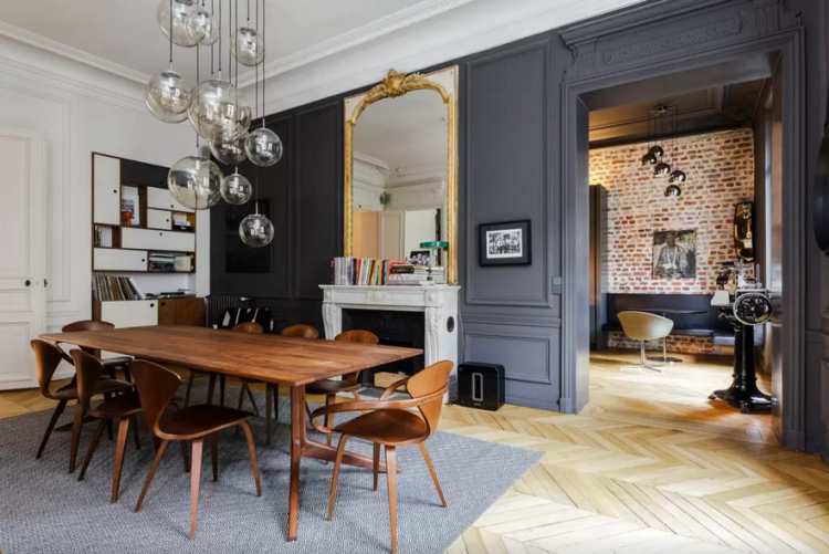 Modern luxury set to a classic backdrop in Paris