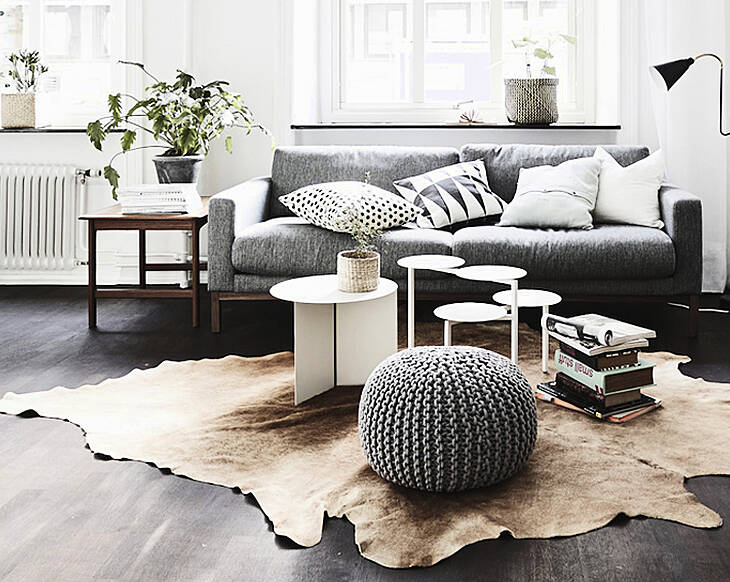 GET THE LOOK: Cool toned grey, scandi-chic