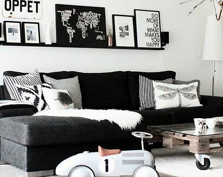 Colour crush: Beautiful black homeware buys we love for your living room
