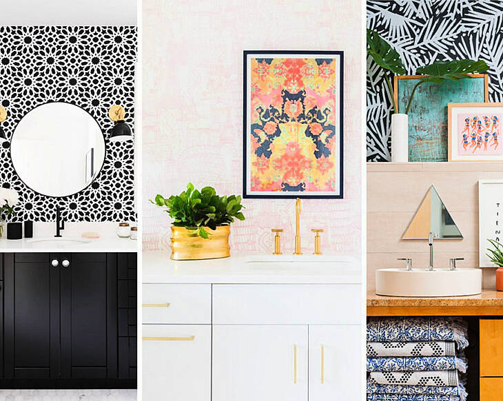 Sold on bold: 7 brilliantly bold pattern-filled bathrooms we love