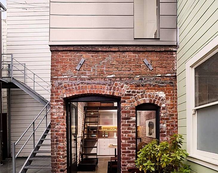 This red brick boiler room was transformed into a perfect, tiny house