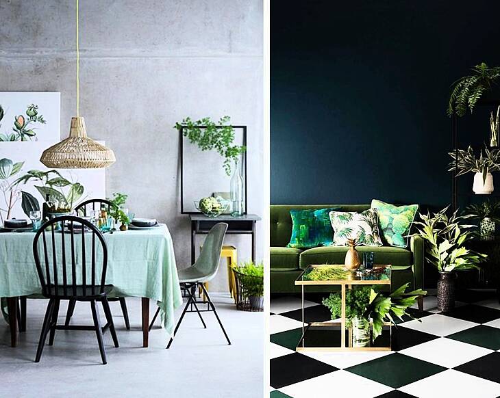 10 dream interior design schemes where green steals the show