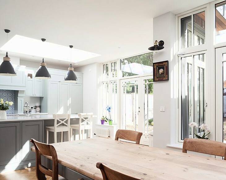 This makeover made for a beautifully lit, spacious kitchen in a Dublin period home