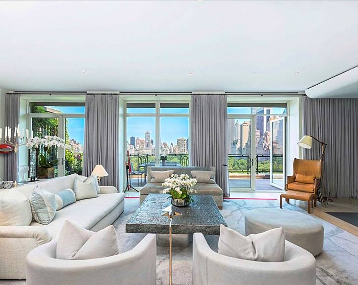 Sting and Trudie Styler's New York City penthouse apartment is on the market for a small fortune