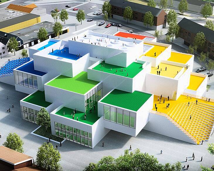 You can stay in a real life lego house by answering one creative question