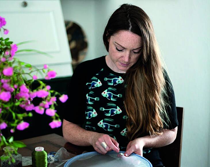 Sew special: Irish embroidery designer Jill de Búrca's gorgeously curated Dublin home