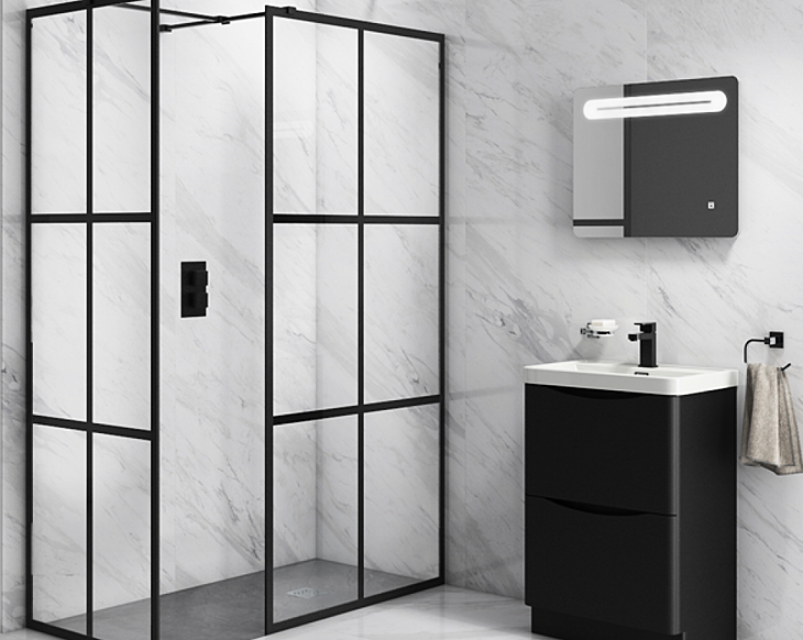 TREND ALERT: Black bathrooms details will be making a splash, according to Bath Shack