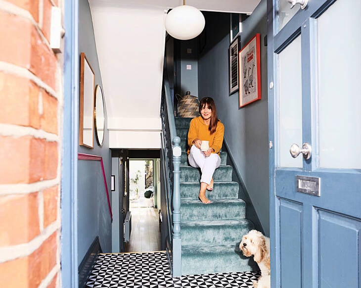 Budget Breakdown: Laura Chambers' €3,500 bright and bold hallway makeover