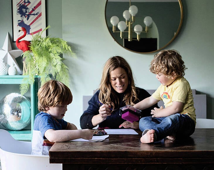 Lisa Marconi’s Dublin home is full of personality, colour and a dash of glam rock