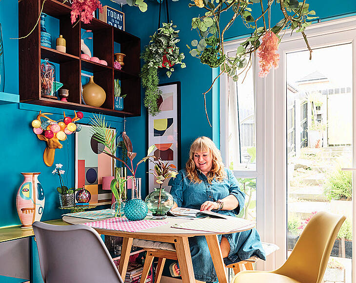 Adding bold and bright colour to a Belfast new-build townhouse