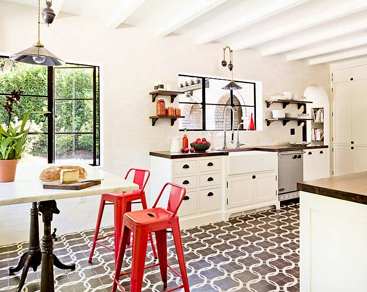 11 patterned kitchen floors that got it so right