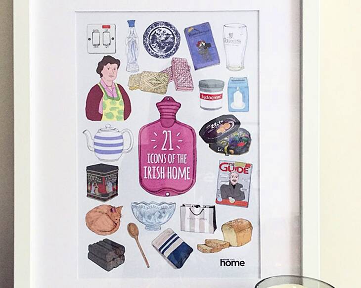 WIN! One of our exclusive 21st anniversary '21 Icons of the Irish Home' illustrated prints!