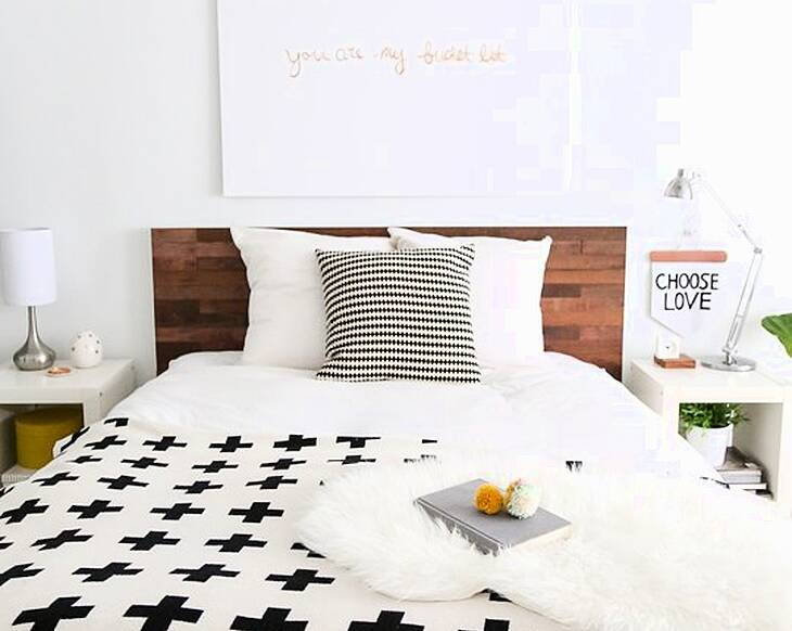 This extremely simple IKEA hack totally transforms the MALM bed