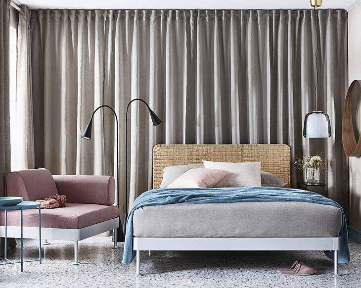 IKEA's modular furniture range DELAKTIG is expanding to the bedroom