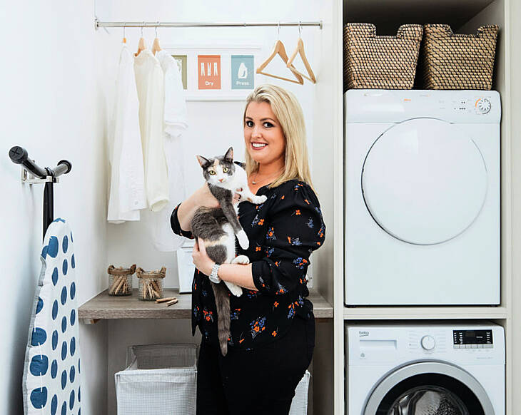 Budget breakdown: Niamh's incredible €3,000 laundry room makeover