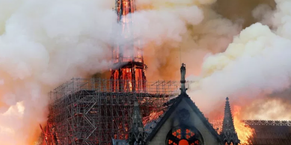 The cause of the Notre Dame fi...