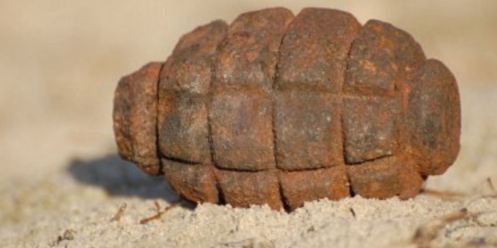 100-year old grenade discovere...