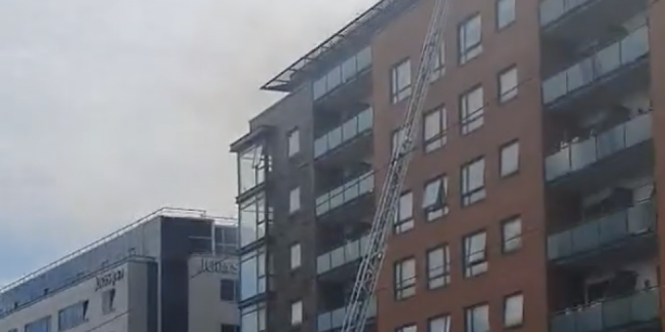 Fire rages in Dublin apartment...
