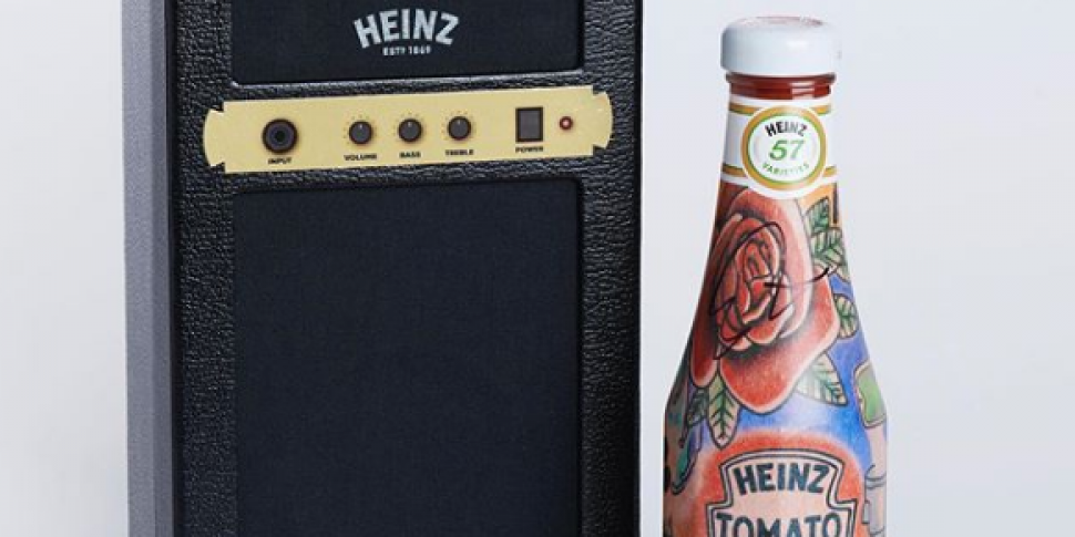 Bottle of Heinz ketchup inspir...