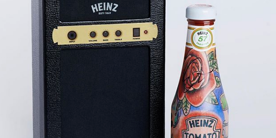 Bottle of Heinz ketchup inspir...